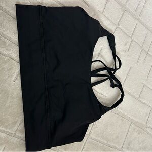 Lululemon Athletica Black Strappy Bra